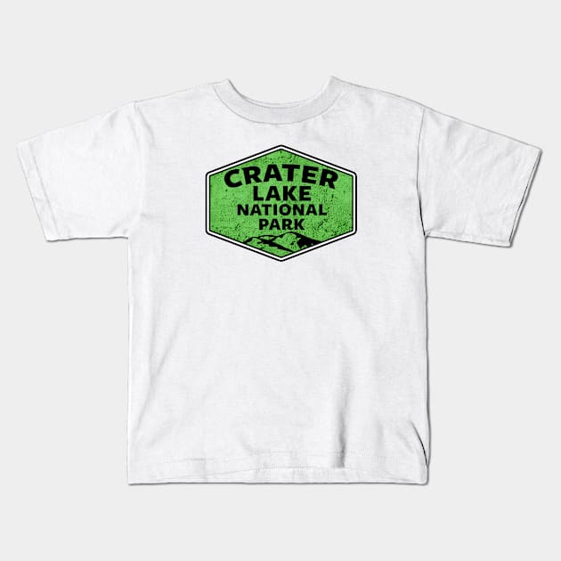 Crater Lake National Park Oregon Kids T-Shirt by heybert00